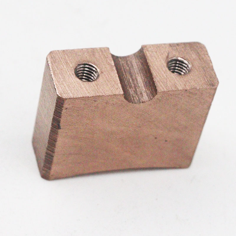 人字形碳刷架碳刷头12.5*32*25 12.5* 40*25螺丝孔M5