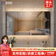 Bathroom Smart Mirror Cabinet Separate Wall-Mounted Storage Integrated Cabinet Bathroom Wash Mirror Solid Wood Belt Storage Rack with Light