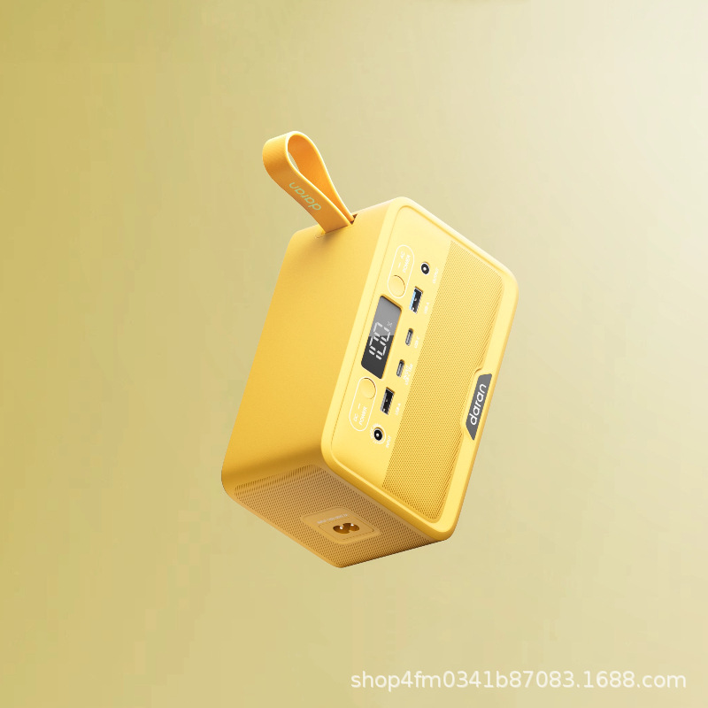 100W fuente de alimentación de almacenamiento de energía solar portátil fosfato de hierro de litio fuente de alimentación móvil al aire libre fuente de alimentación de almacenamiento de energía de reserva para vehículos