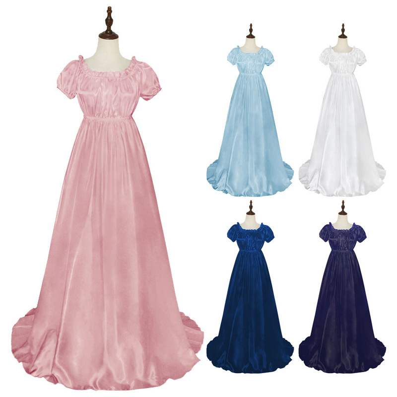 New Bridgerton Dress, Medieval Retro Ball Gown, Long Dress, Cosplay Stage Performance Costume New Bridgerton Dress, Medieval Retro Ball Gown, Long Dress, Cosplay Stage Performance Costume