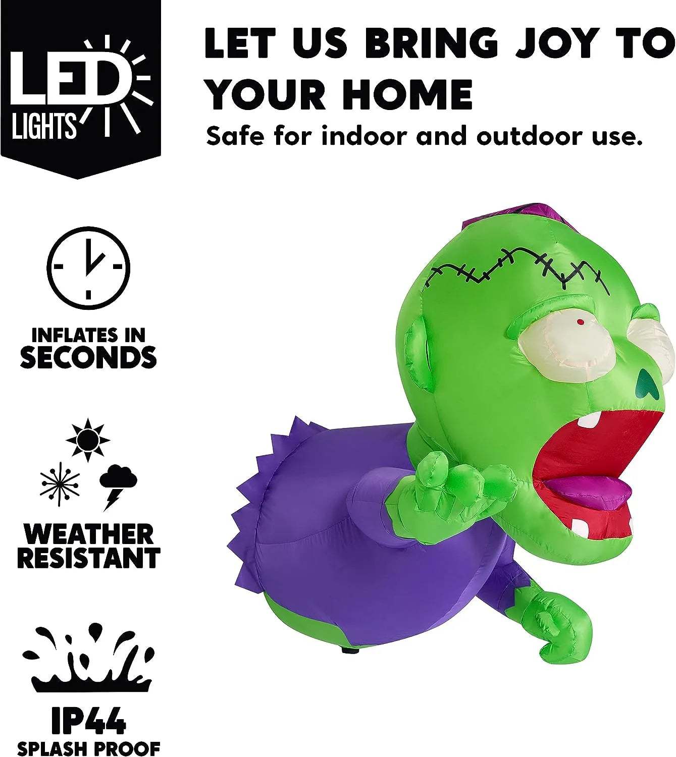 4.5ft Zombie Window Breaker Ha