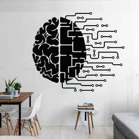 人脑线路板电子元件贴花精雕wall decor跨境亚马逊ebayDW14615