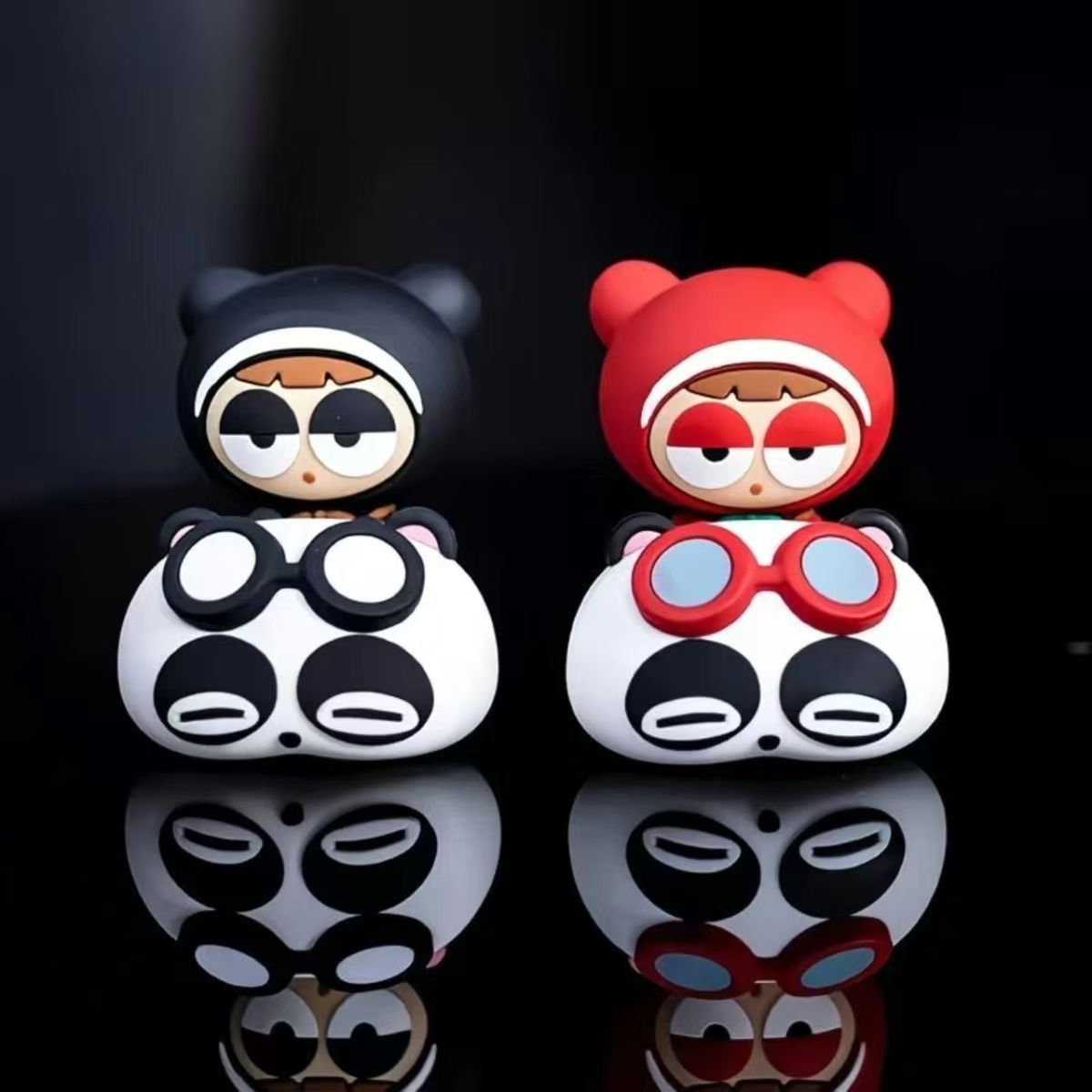 Racing Kart Drift Baby Panda G3Pro Model Figurine Game Figure Toy Desktop Decoration Car Decoration