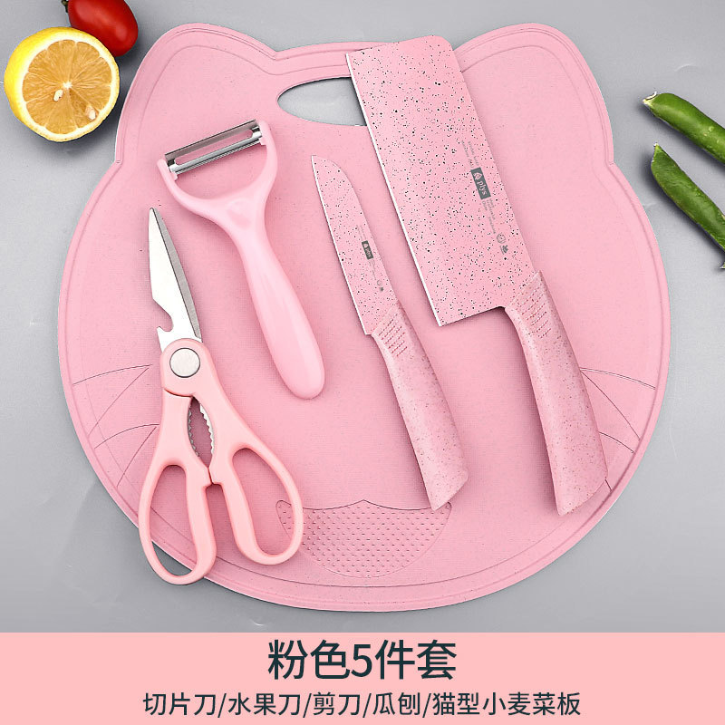 Kit completo de herramientas de alimentos para bebés Kit de cuchillos de cocina Kit de cuchillos de acero inoxidable puede moldear por inyección