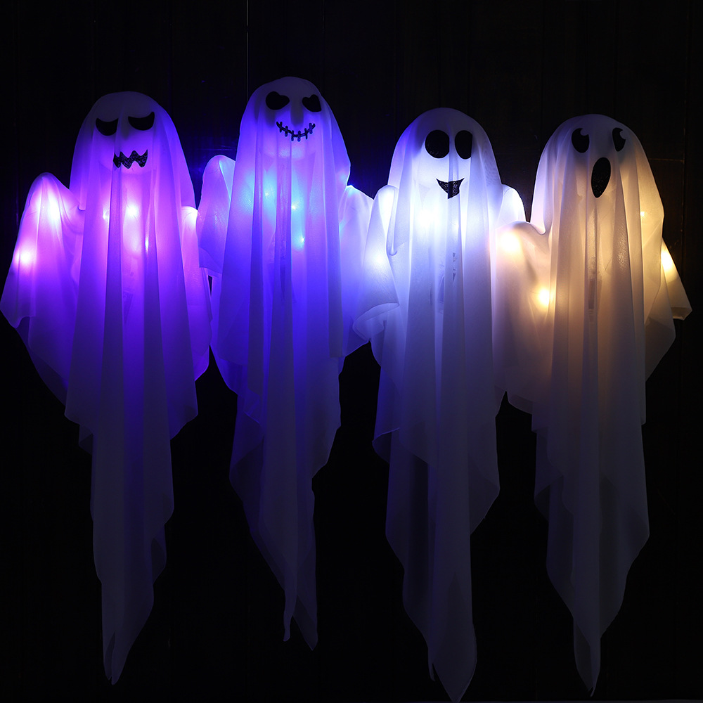 Cámara secreta, casa embrujada, colgante fantasma luminoso, decoración de Halloween, atmósfera de festival de fantasmas transfronterizos, accesorios de fantasmas colgados.