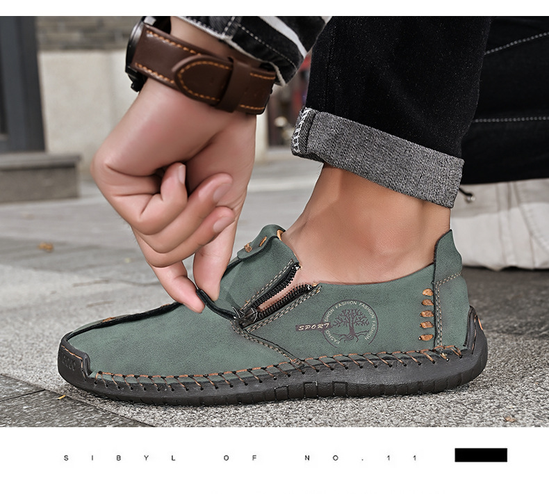Chaussures de mariage décontractées à bout pointu et imperméables en cuir verni pour hommes_voghion.com
