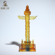 北京故宮博物館600年旅游紀念品琉璃工藝品華表柱擺件創意小禮物