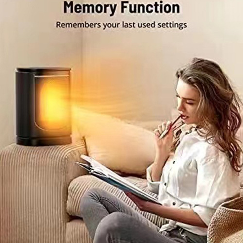 Cross-border special supply of new ceramic heating and cooling heaters with remote control timing electric heating household shaking head heater