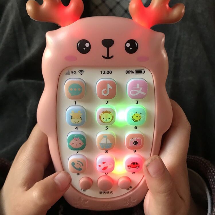 婴儿玩具手机宝宝益智早教6-12个月儿童音乐仿真电话男女孩01-3岁