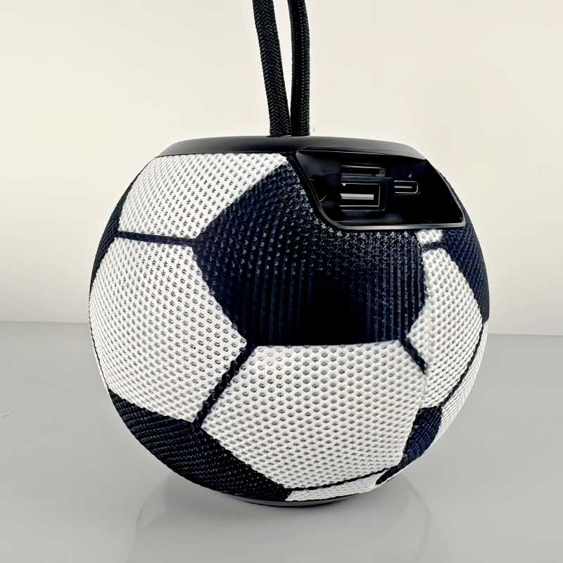 Modelo privado transfronterizo de alta gama creativo de la Copa del Mundo de fútbol sonido redondo tela altavoz Bluetooth portátil subwoofer portátil