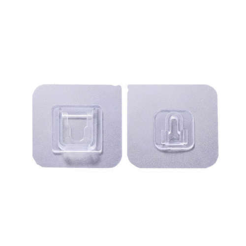 Seamless adhesive mother-in-law buckle buckle wall bathroom kitchen transparent buckle sticky hook bathroom supplies hanger