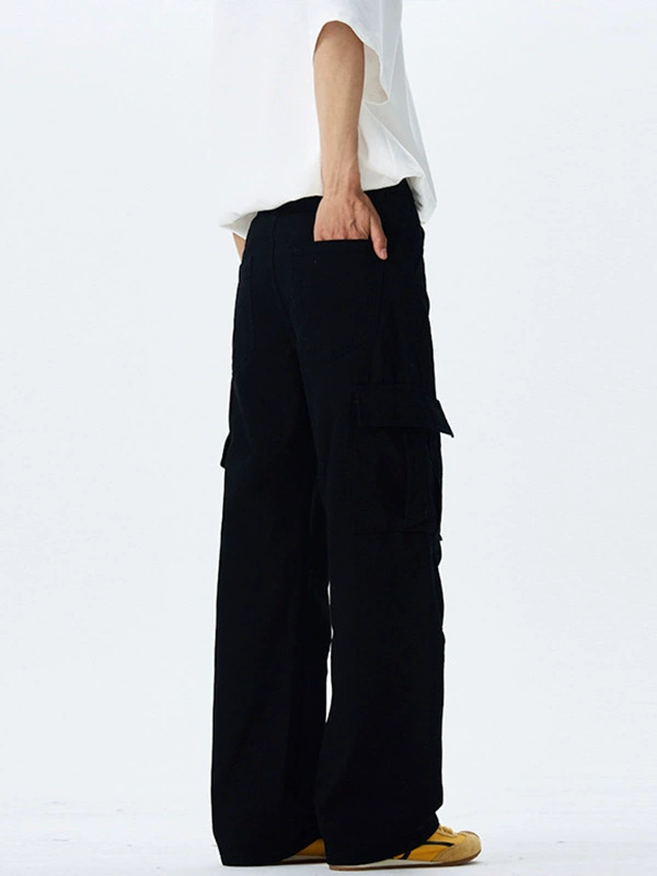 LKTMメンズアメリカ式高街ヴィンテージ水洗いして古い工装ズボンを作ります。