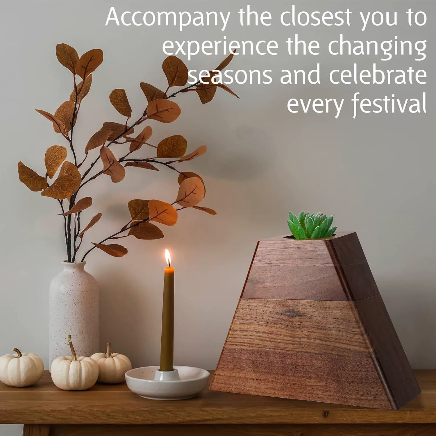 Коробка для пепла для домашних животных, декоративная коробка для хранения растений, деревянная украшение, столешница деревянная коробка, несколько спецификаций трапециевидный цвет грецкого ореха