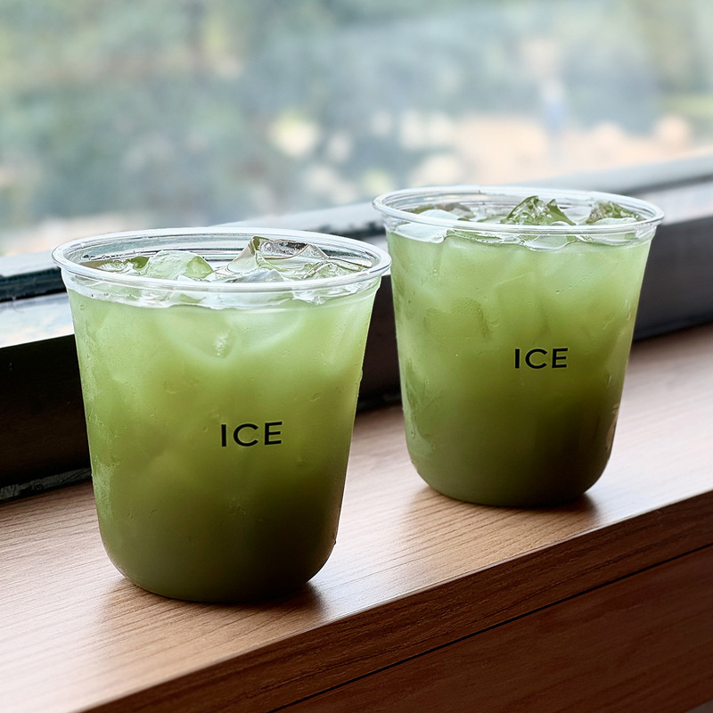 一次性咖啡杯子奶茶杯带盖塑料U型pet冷饮料品店专用商外带打包杯|undefined