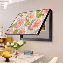电表箱ins装饰画清新花卉客厅温馨电表盒遮挡壁画餐厅弱电箱挂画