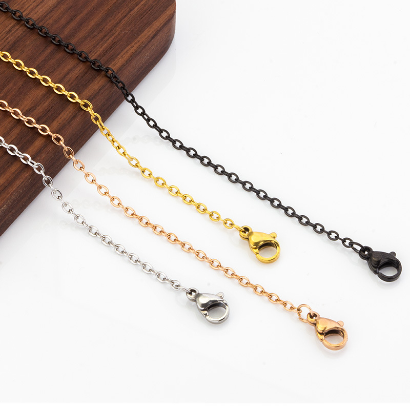 Geometric Pattern Simple Style Geometric Stainless Steel Plating Necklace 1 Piece