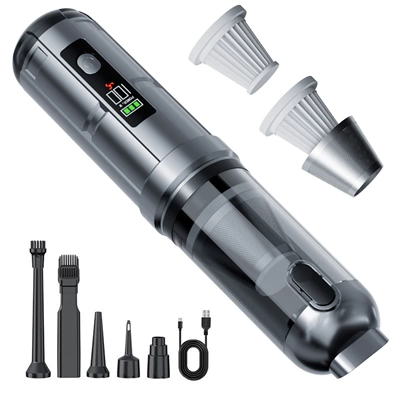 Car Vacuum Cleaner Wireless Portable Handheld One-Button Dust Dumping Digital Display Large Suction Brushless Car Home Dual-Use Vacuum Cleaner