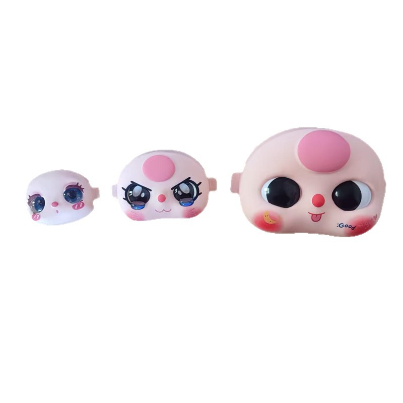 Nuevo tipo de muñeca de peluche encantadora cara accesorios de manos y pies Lila cuero cara accesorios de muñeca caja ciega muñeca mano de muñeca image 5