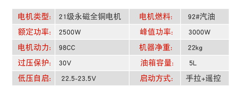 Truck Parking Gasoline Generator Installation-Free 24V Dc Variable Frequency Low Voltage Remote Control Electric Start Silent Diesel Engine
