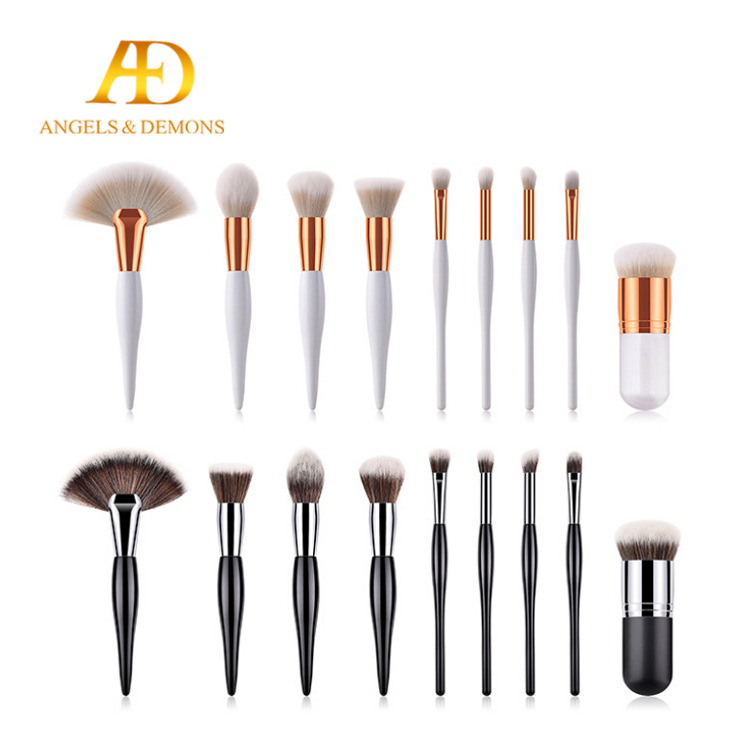 Makeup Brush 9 Foundation brush Loose paint blusher brush fibre Rayon Portable beginner suit