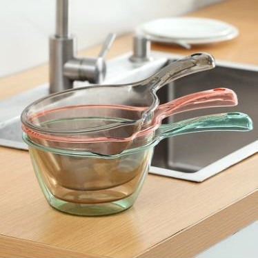 Artículos de fábrica cocina agua cucharada engrosada agua de plástico cuchara de baño cuchara de agua cuchara flotador mango largo cuchara de champú creativo