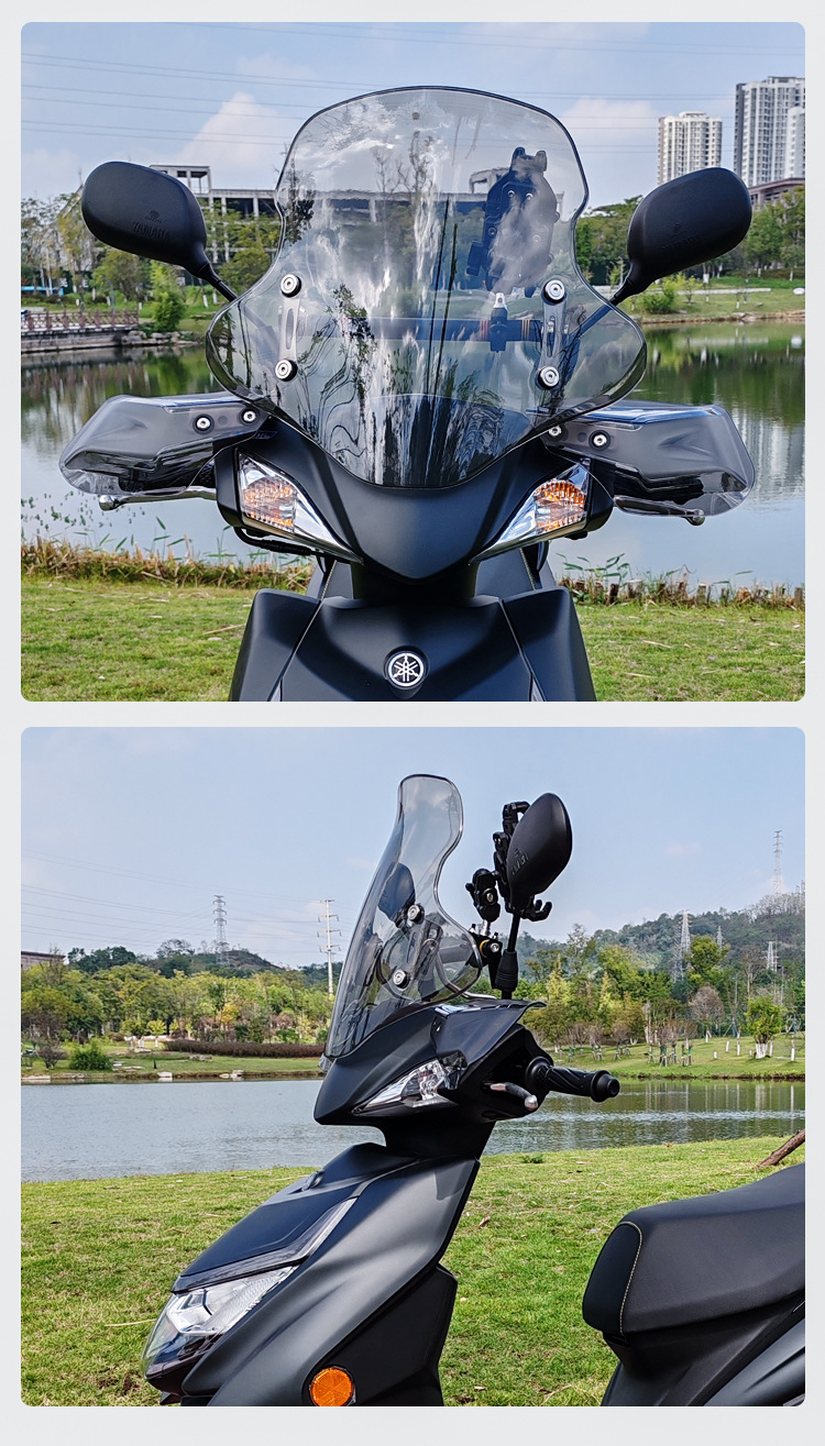 Adapted to Yamaha Xuying 125 windshield pedal motorcycle modified accessories Saiying GT125 front windshield glass