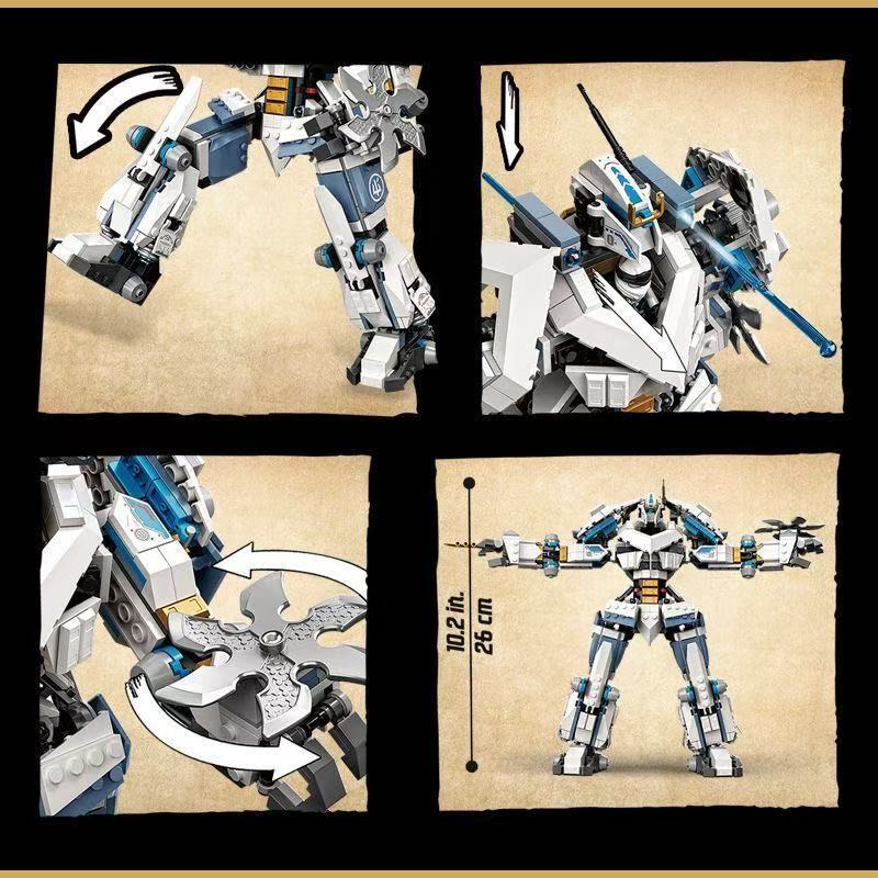 幻影忍者シリーズ11660賛の機甲860粒子少年の組み立て知育模型積み木玩具バッチ|undefined
