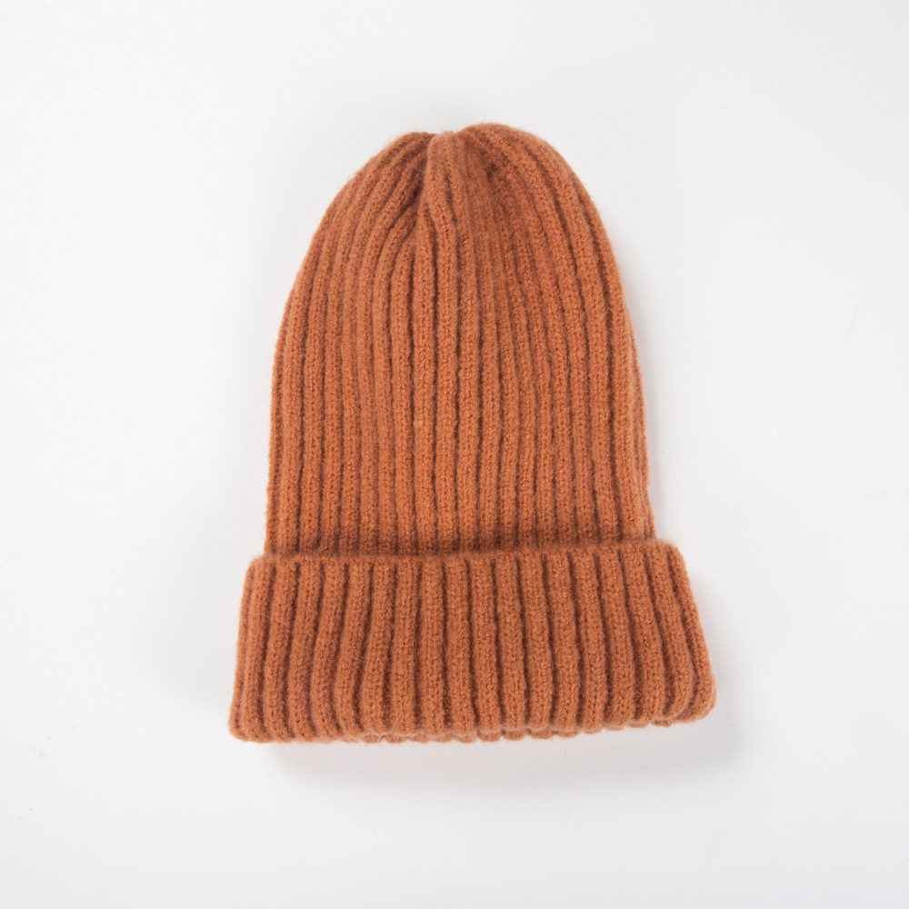 38g Weight Housewarming, Anniversary, Business, Wedding, Outdoor, Travel, Birthday, Festival, Sports, Shopping Occasion Solid Color Pattern Unisex Gender Korean Style Style Khaki, Grey, Beige, Pink, Purple, Red, Green, Blue, Wine Red, Camel, Yellow, Black Color One Size Size Korean Knitted Hat Autumn And Winter Warmth Fashion Striped Woolen Hat Solid Color Flanging Hedging Cold Hat 11