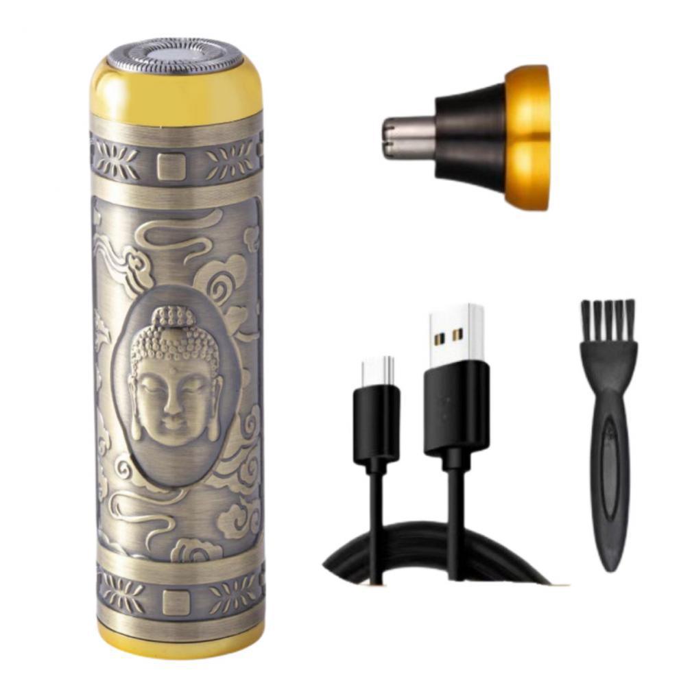 Máquina de afeitar eléctrica transfronteriza de los hombres de viaje hogar Panlong barba cuchillo mini fabricante de fuente portátil