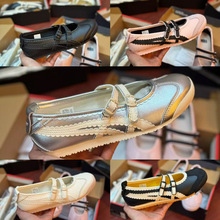 春秋季2025新款Tiger鬼冢虎休闲鞋女玛丽珍芭蕾鞋