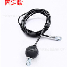 健身器材配件钢丝绳家用DIY高位下拉飞鸟滑轮PU包胶龙门架钢丝绳