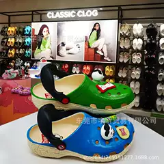 Crocs Big Beard Yin-Yang Clogs Unisex Couple Outdoor Casual Closed-Toe Sandals Beach Shoes Wholesale