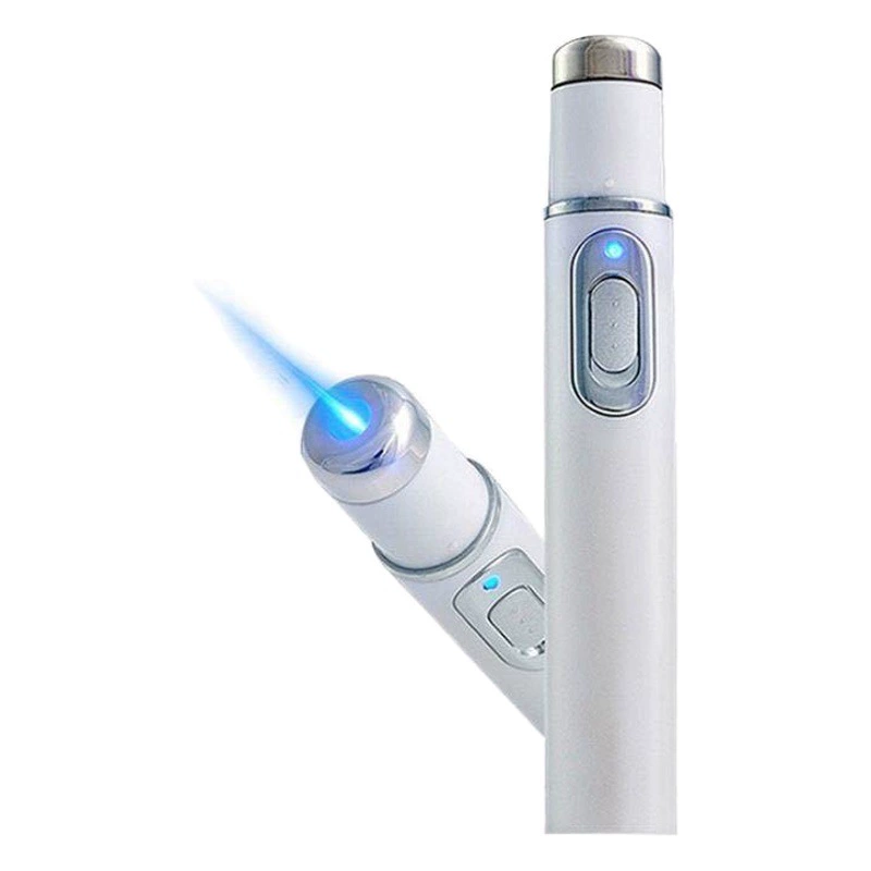 Трансграничный продукт KD-7910 Инструмент для красоты глаз Массажер для глаз Ручка от прыщей с синим светом Удаляет следы от прыщей, защищает глаза и удаляет прыщи