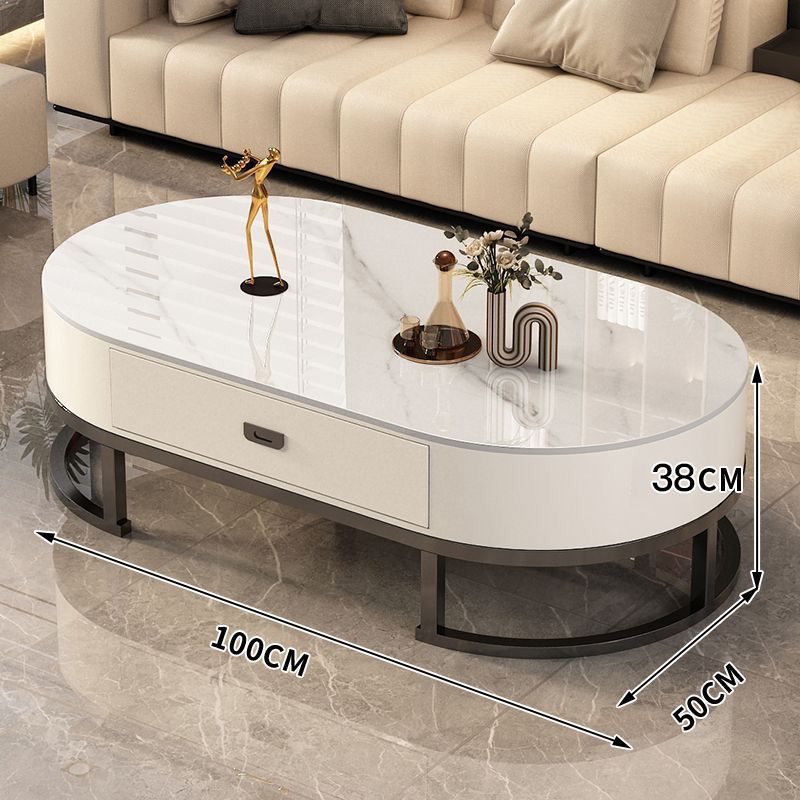 스노우 마운틴 화이트 조리대 + 블랙 프레임 화이트 소프트 백