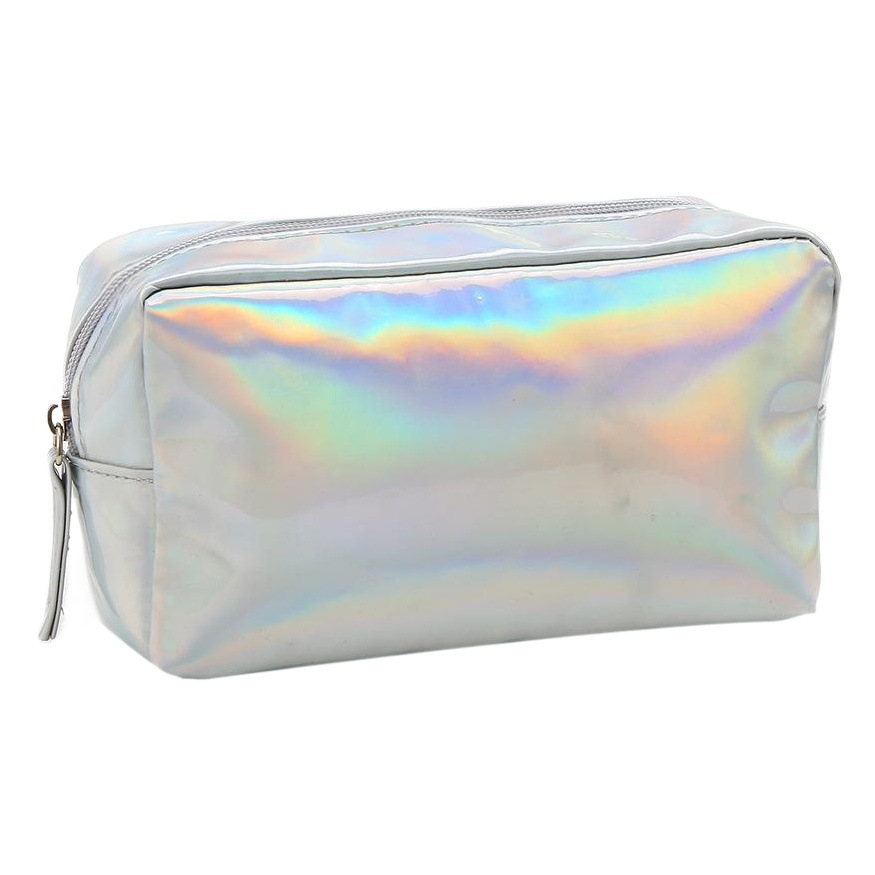 Cross-border Fashion PU Laser Cosmetic Bag Portable Waterproof Large Capacity Travel Magic Color Wash Storage Bag