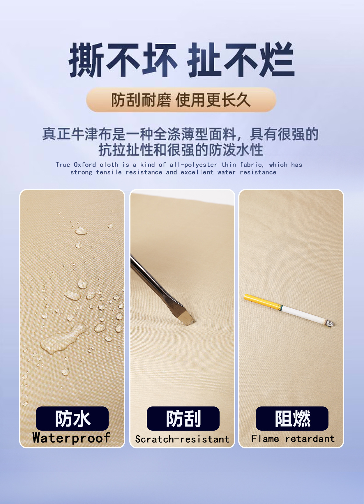 Car Cover Full Cover, Oxford Cloth Thickened Car Cover, Anti-Hail, Dustproof Cover, Full Car Protection Against Sun, Rain, and Water