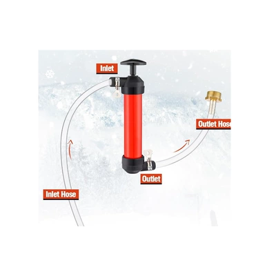 Siphon Oil Pump, Other Automotive Safety Supplies - inflator-2-copper-connectors-3-buckles-teflon-tape