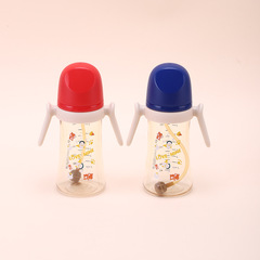 Nanotechnology Antibacterial PPSU Baby Bottle Newborn Baby Bottle Infant Wide Mouth Bottle, 1 Piece 2-in-1 Mother and Baby Wholesale