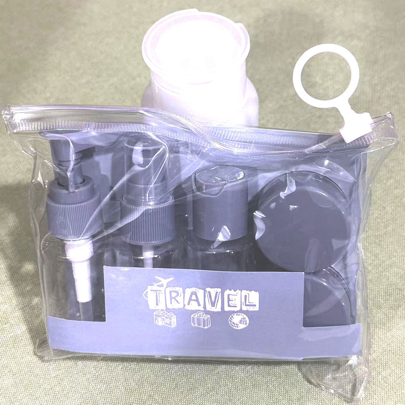 ポータブルトラベルボトルセット プッシュ式化粧品・スキンケア用品 フェイスクリーム・水乳液サンプル 空ボトル スプレーボトル|undefined