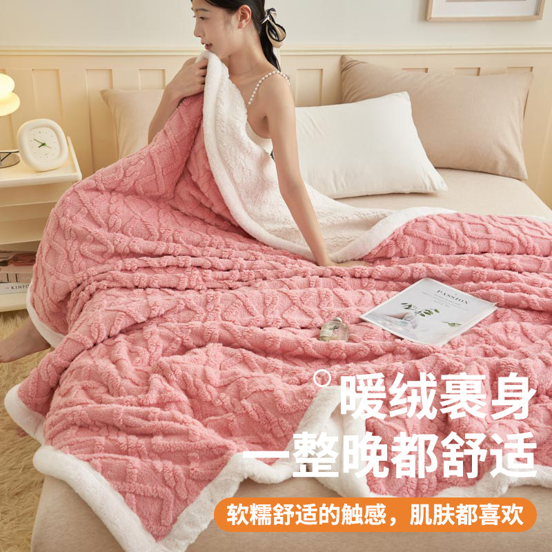 Comercio exterior transfronterizo explosión mantas de color sólido mantas multifuncionales flange mantas de lana de alto peso grueso mantas de lana