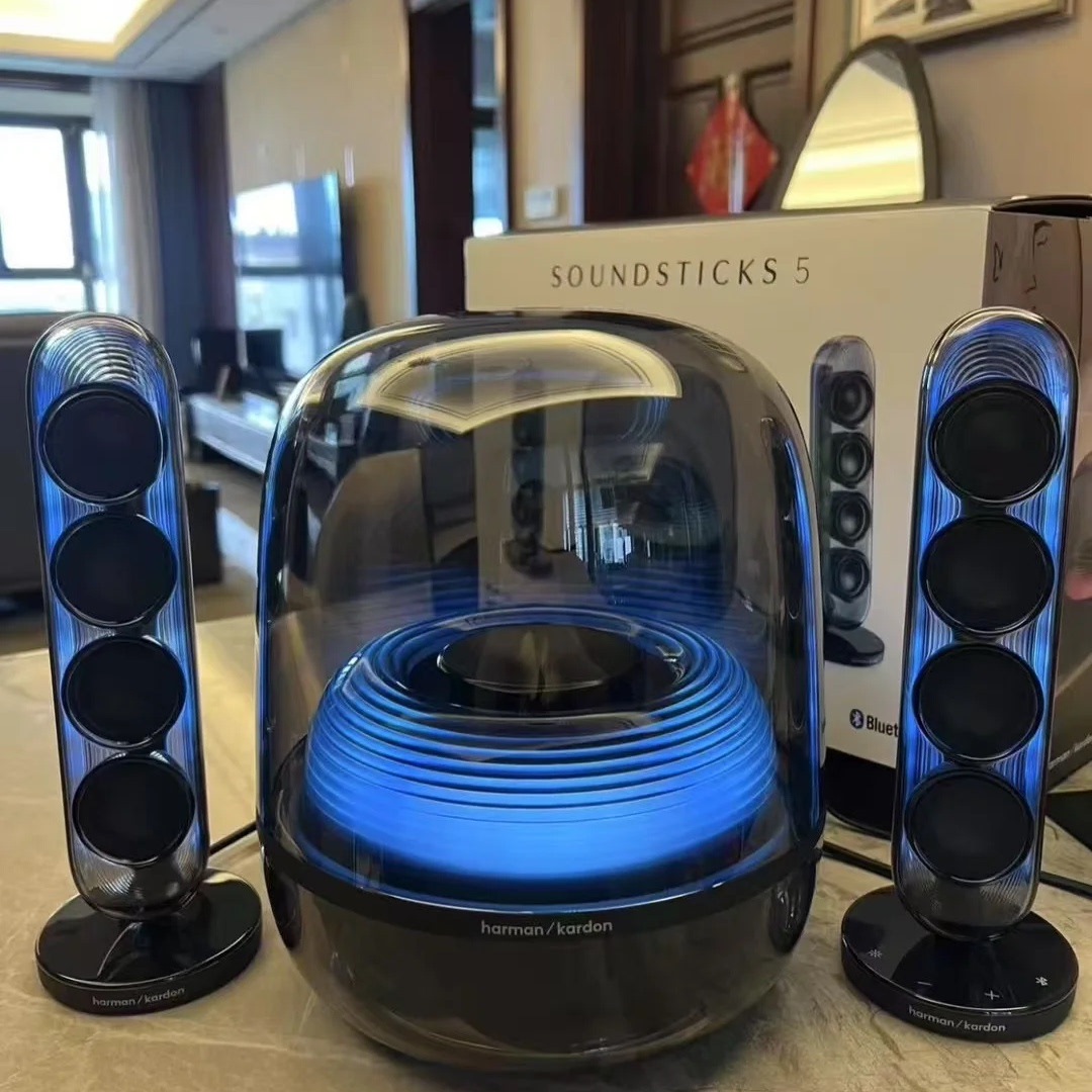 Harman Kardon Soundsticks 5 Music Crystal 5Th Generation Xuan Guang Edition Bluetooth Speaker Black Art Speaker