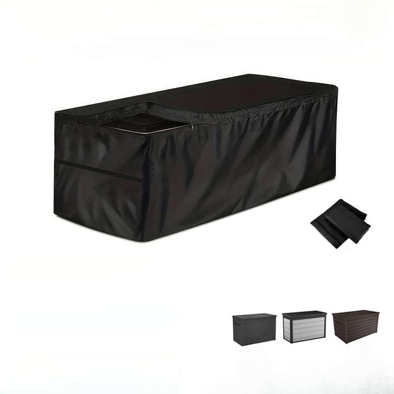 Cross-border outdoor deck box cover, patio rain and sun protection storage box cover, storage box cover with zipper, in stock Cross-border outdoor deck box cover, patio rain and sun protection storage box cover, storage box cover with zipper, in stock