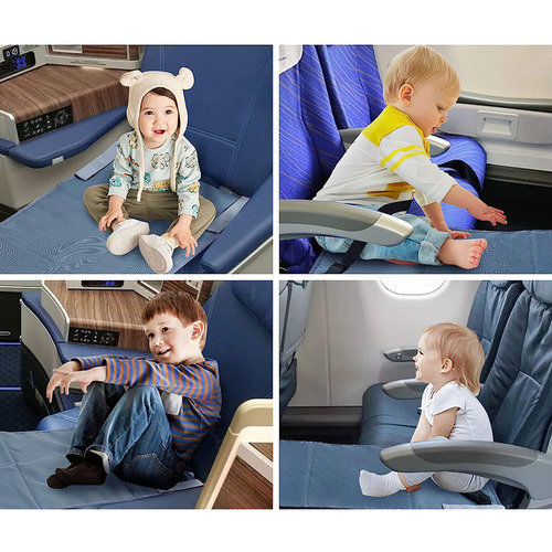 Children's aircraft footrest baby aircraft hammock children's travel aircraft seat extender seat extension sling