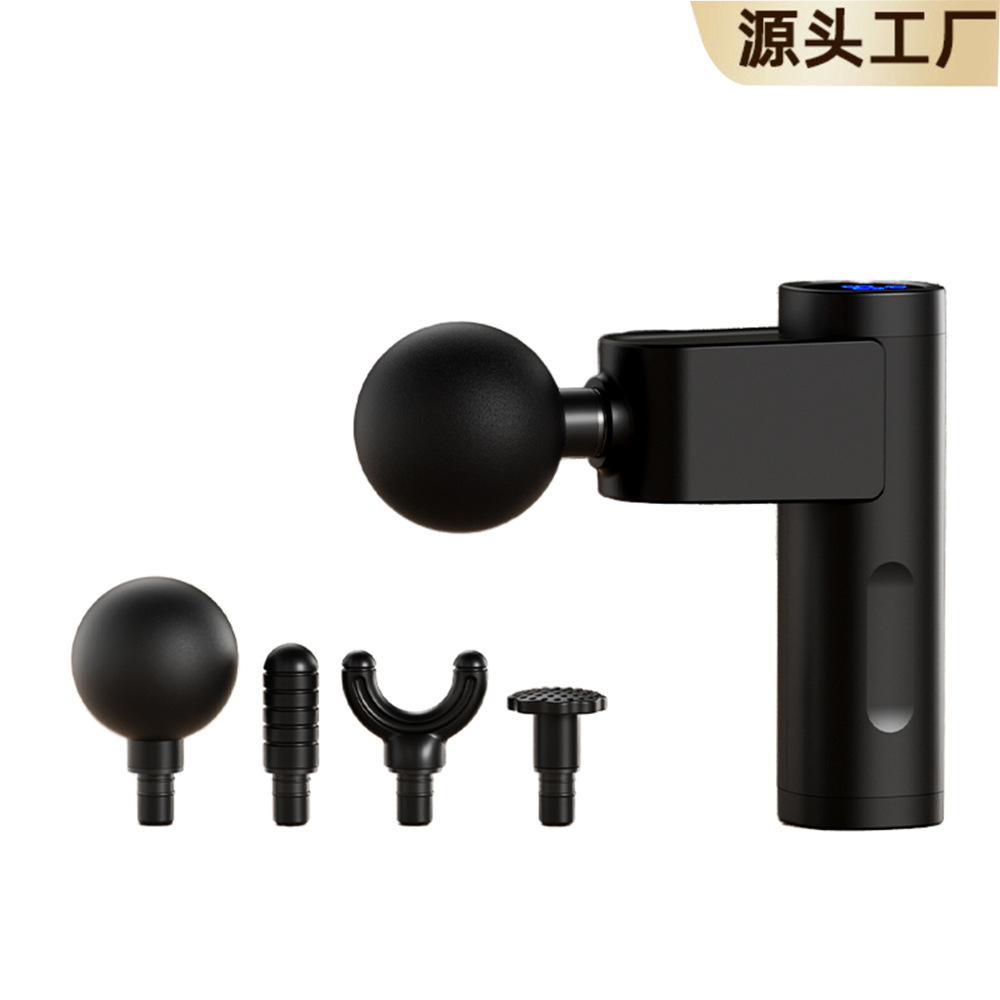 Mini Silent Fascia Gun Home Muscle Relaxation Neck Massage Gun Sports Vibration Stretch Fitness Massager