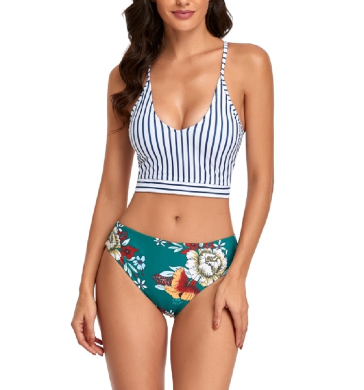 pattern print bikini set NSVNS117428