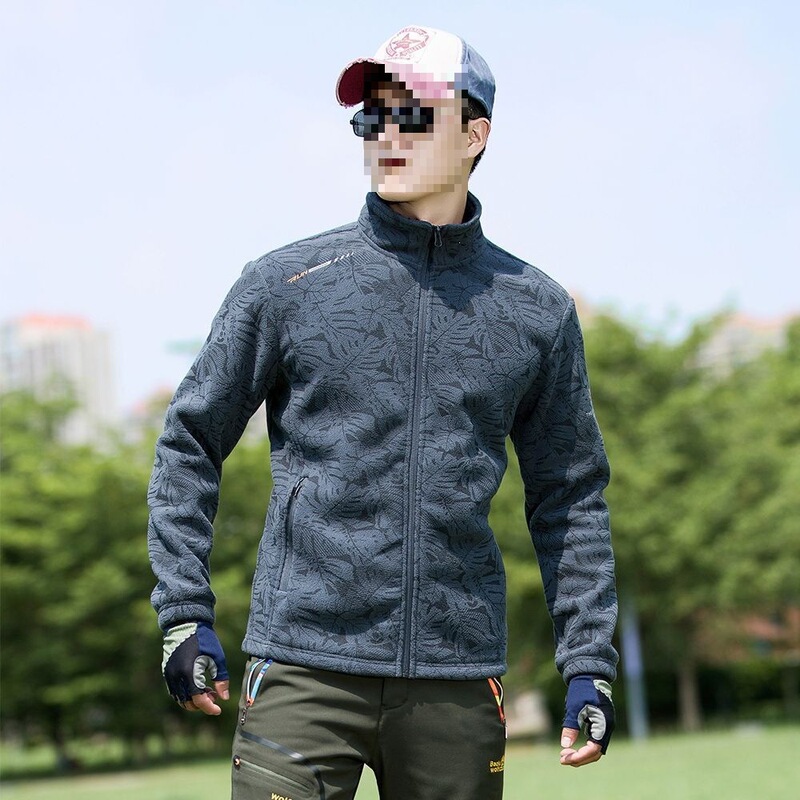 Men's oversized outdoor fleece jacket, thickened and warm, suitable for winter, can be worn as a base layer or outerwear Men's oversized outdoor fleece jacket, thickened and warm, suitable for winter, can be worn as a base layer or outerwear