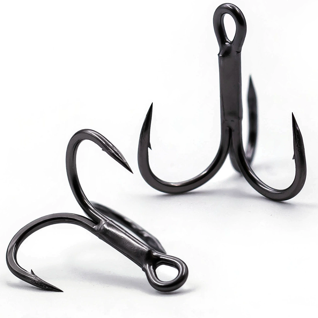 Specializing in Da Wulu Aya Four times to strengthen the three hook high -carbon steel with pouring spines blood groove 4X bold thread diameter three -claw hook