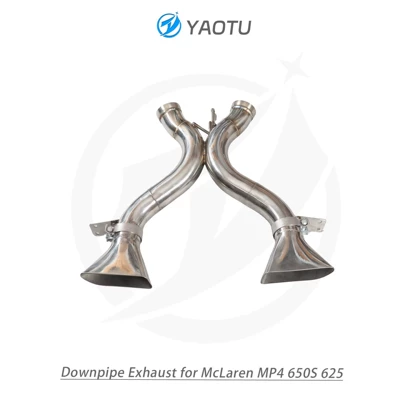 Suitable for McLaren MP4 650S 625 high-performance stainless steel exhaust pipe (Exhaust pipe)