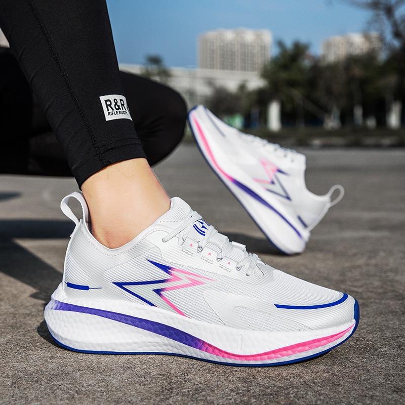 Basketball Shoes Mesh Men's and Women's Breathable Shock Absorbing Outdoor Low-top Sneakers Luminous New Wear-resistant Trendy Sports Shoes