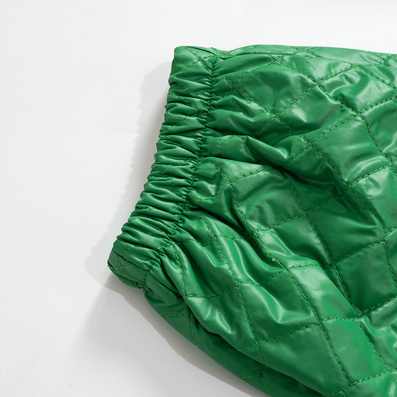 Vêtements pour femmes automne et hiver nouvelle couleur unie maille taille haute cravate jambe coton pantalon pantalons décontractés pour femmes_voghion.com